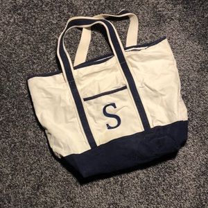 ⭐️Canvas Bag⭐️”S” Initial